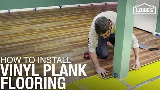 How To Install Waterproof Vinyl Plank Flooring  DIY Flooring Installation [upl. by Ymot]