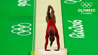 1️⃣6️⃣  Simone Biles highest scored event  16050  31DaysOfOlympics [upl. by Dermot]