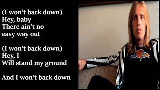 Tom Petty  I Wont Back Down LYRICS [upl. by Nolrev]