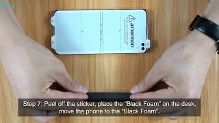 TAURI Screen protector Installation Video [upl. by Eirolam]