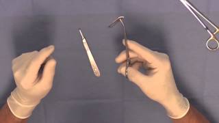 How to Attach a Scalpel Blade to a Handle [upl. by Corny]