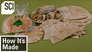 How To Make Pita Bread  How Its Made [upl. by Anderea]