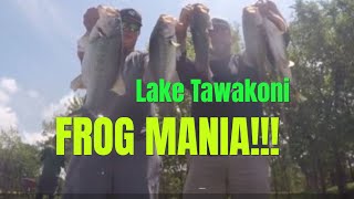 FROG MANIA  Lake Tawakoni Bass Fishing Highlights [upl. by Filomena]