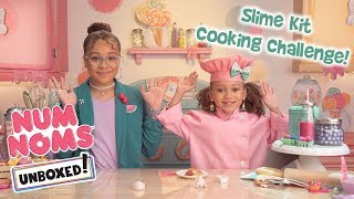 UNBOXED  Num Noms  Season 4 Episode 1 Slime Kit Cooking Challenge [upl. by Xella28]