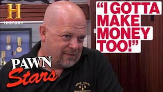 Pawn Stars quotI Gotta Make Money Tooquot 8 BRUTAL NEGOTIATIONS  History [upl. by Tobin280]