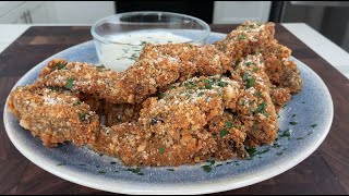 Fried Portobello Mushrooms [upl. by Eadahc]