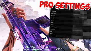 BEST VALORANT Settings for PERFECT Aim FPS Sensitivity Crosshair [upl. by Enitnemelc]