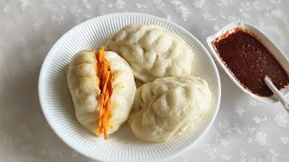 Пигоди с ЕмдиРецепт моей бабушкиДжусай пигоди찐부추만두왕만두 Steamed big dumplings [upl. by Cleasta609]