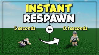 How To Instant Respawn  Roblox Studio [upl. by Mulligan]