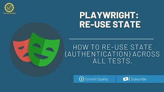 Playwright Tutorial Reuse state amp Reuse Authentication [upl. by Akcirehs]