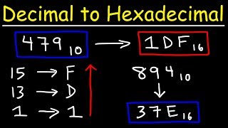 How To Convert Decimal to Hexadecimal [upl. by Renrag]