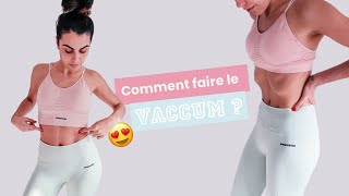 Comment faire le vaccum  vacuum stomach exercice ventre plat  LEVEL 1 [upl. by Cathe]