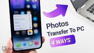 How to Transfer Photos from iPhone to PC 4 Ways [upl. by Atrahc]