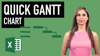 How to Quickly Make a Gantt Chart in Excel [upl. by Harrietta]