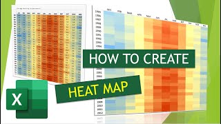 How to Create a Heat Map with Excel [upl. by Airamana]