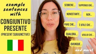 Learn How to Use Italian CONGIUNTIVO PRESENTE with sentences Italians use in everyday conversations [upl. by Tonya]