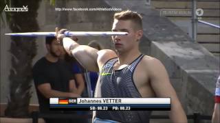 Johannes Vetter  Javelin Throw Montage [upl. by Anica681]