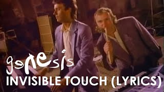 Genesis  Invisible Touch Official Lyrics Video [upl. by Neelak]