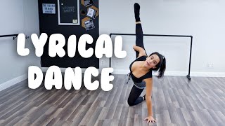 Beginner Lyrical Dance with trainwithkendall [upl. by Jeth]