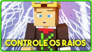 Minecraft COMO FAZER CAIR TROVÃO ONDE VOCÊ QUISER RAIOS [upl. by Maze]