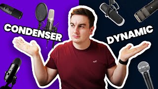 Dynamic vs Condenser Microphones For Podcasting [upl. by Iliam]