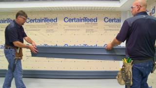 CertainTeed Horizontal Siding Installation [upl. by Dnomyar]