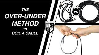 How to Wrap a Cable Over Under  QUICK DEMONSTRATION [upl. by Eisteb]