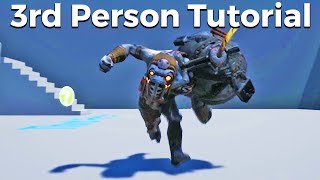 Lets Create A 3rd Person Character With Animations  Blueprints 14 Unreal Engine 4 Tutorial [upl. by Boonie]