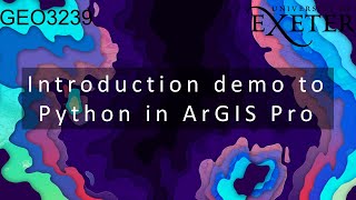 Introduction to Python in ArcGIS Pro [upl. by Jacki229]