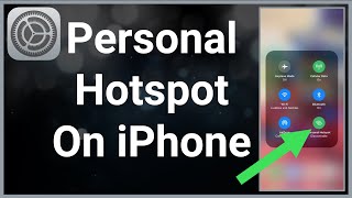 How To Set Up Personal Hotspot On iPhone 12 [upl. by Apgar617]