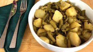 How to make Green Beans and Potatoes  Southern Style Recipe [upl. by Ewold]