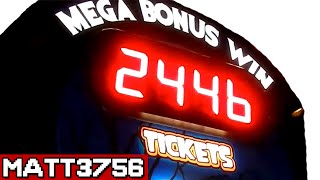 Winning The Biggest Arcade Jackpot Ever  Arcade Nerd at Dave amp Busters [upl. by Holey]