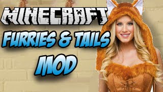 Minecraft Tails amp Furries Mod  FOX DRAGON LIZARD amp DEVIL TAILS [upl. by Alleirbag]