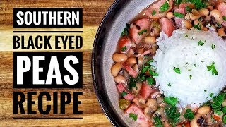 Southern Black Eyed Peas  Crockpot Recipe [upl. by Inad512]