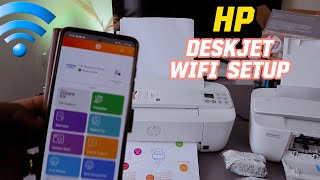 HP Deskjet 3772  3700 and 3755 WIFI Setup [upl. by Annaeel695]