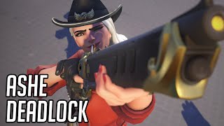 Ashe quotDeadlockquot Skin Showcase  Overwatch 2 [upl. by Noimad]