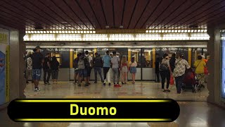 Metro Station Duomo  Milan 🇮🇹  Walkthrough 🚶 [upl. by Hoxie]