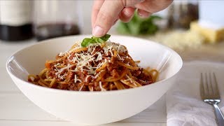 Spaghetti Bolognese Recipe [upl. by Aleacem]