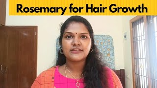 Rosemary Oil For Hair Growth in Tamil [upl. by Cyrilla951]