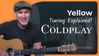 Yellow by Coldplay  Easy Guitar Lesson [upl. by Kelly]