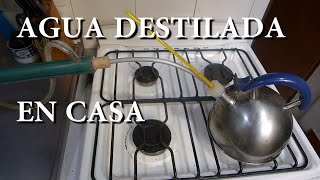 Como Hacer Agua Destilada en Casa [upl. by Skillern]