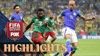 Cameroon vs Brazil Highlights  2022 FIFA World Cup [upl. by Tindall]