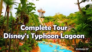 HD Full Tour of Disneys Typhoon Lagoon Water Park  Walt Disney World [upl. by Aihseyk]