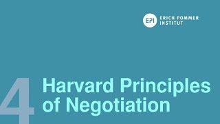 The Harvard Principles of Negotiation [upl. by Anoel]