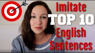 How to Pronounce TOP 10 English Sentences [upl. by Noreik]