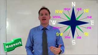 Geography Mapwork Compass Rose Directions [upl. by Bauske]