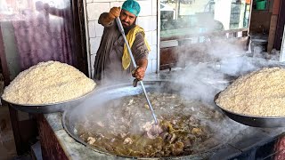 Kabuli Pulao Recipe  Giant Meat Rice Prepared  Most Famous Afghani Pulao  Peshawar Street Food [upl. by Etteneg]