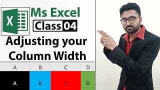 How to Adjusting your Column Width in Excel 2019201620132010 [upl. by Ordnasil502]