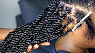 How To  Senegalese Rope Twist 101 [upl. by Yeldahc]