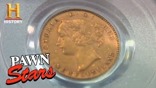 Pawn Stars  Gold Pieces  History [upl. by Elleral]